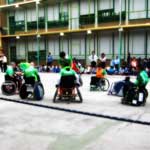 Excibición en el colegio de Carabanchel