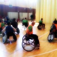 Imagen del día: equipo de QUAD Rugby de veteranos del ejército